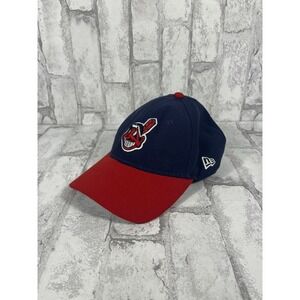 New Era Cleveland Indians Chief Wahoo Strapback Hat MLB Genuine Merchandise Cap